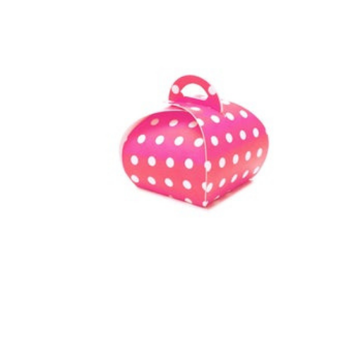 Confectionery Boxes- Made with Recycled Material- Pink Color or Polkadot